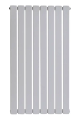 Вертикальный дизайнерский радиатор отопления ARTTIDESIGN Livorno II 8/1200/544 белый матовый